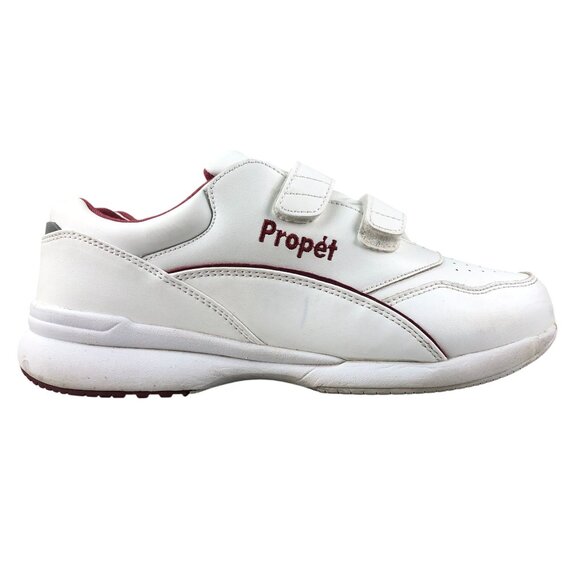 Propet Women's Size 7.5 X(2E) Tour Walker Strap White Leather Walking Sneakers - Picture 1 of 15